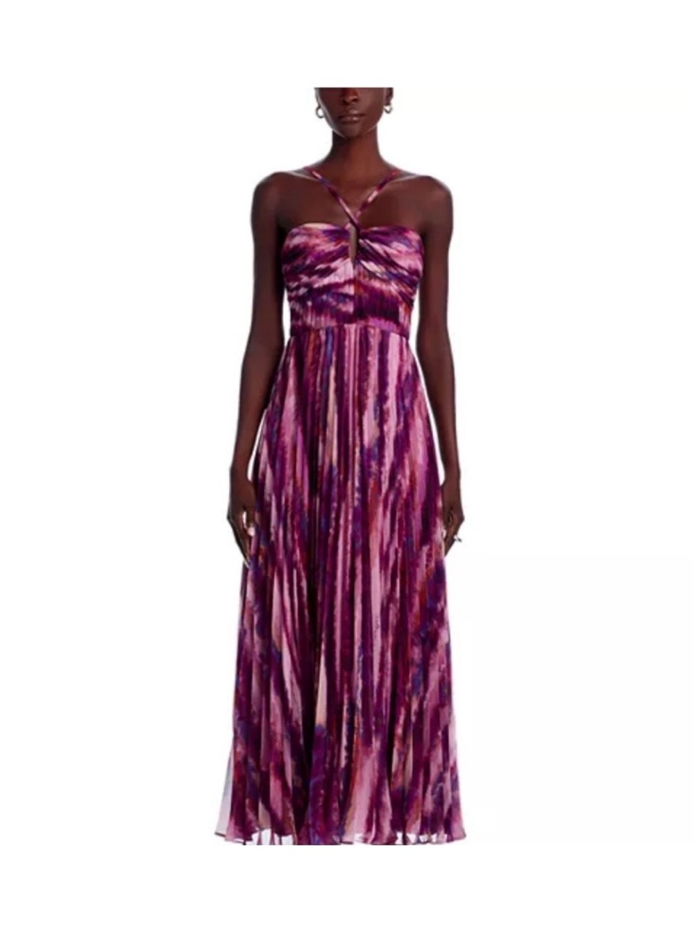 Bloomingdale's Exclusive Aqua Brand Watercolor Sleeveless Maxi Dress